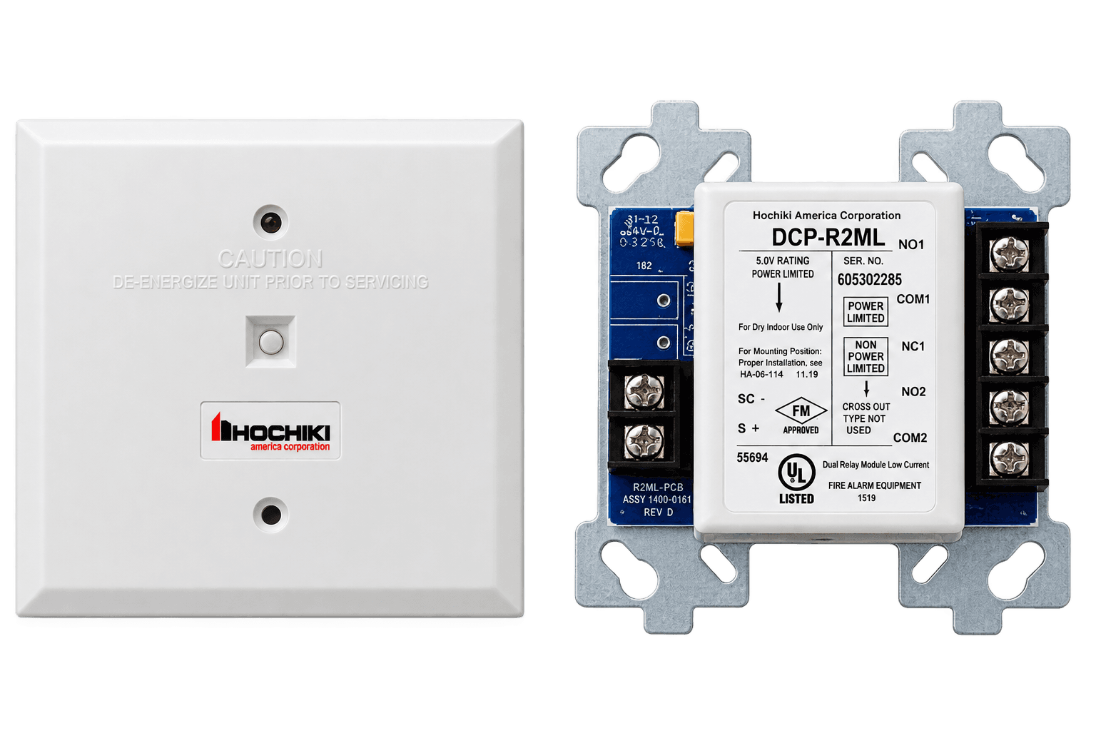 Hochiki DCP-R2ML Dual Relay Module 2 AMPS