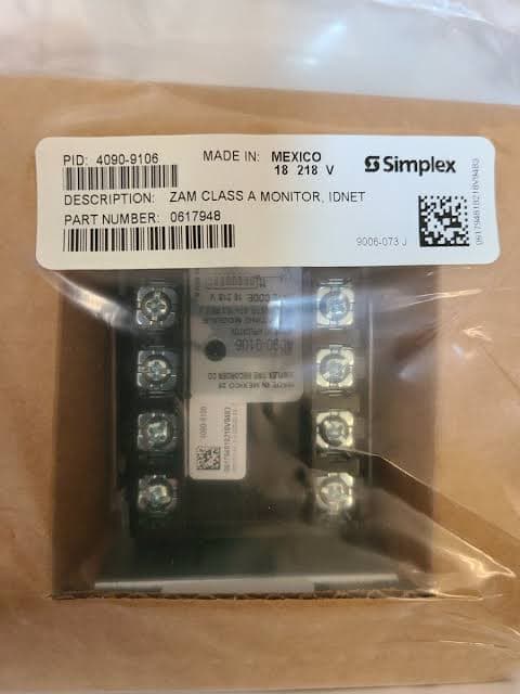 Simplex 4090-9106 (ZAM Class A Monitor IDNET)