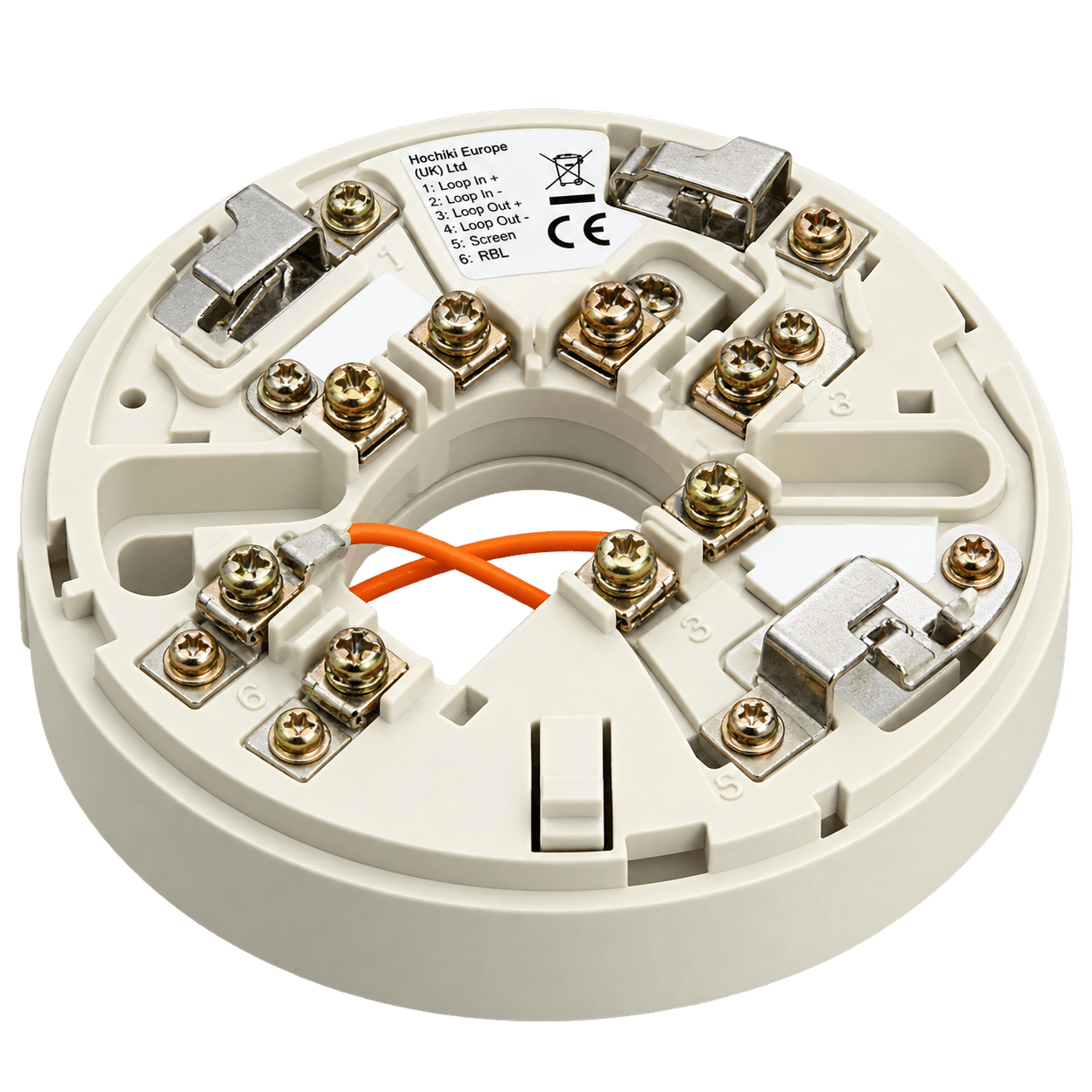 Hochiki YBO-R6RS(WHT) Conventional Schottky Diode Relay Base Latching White