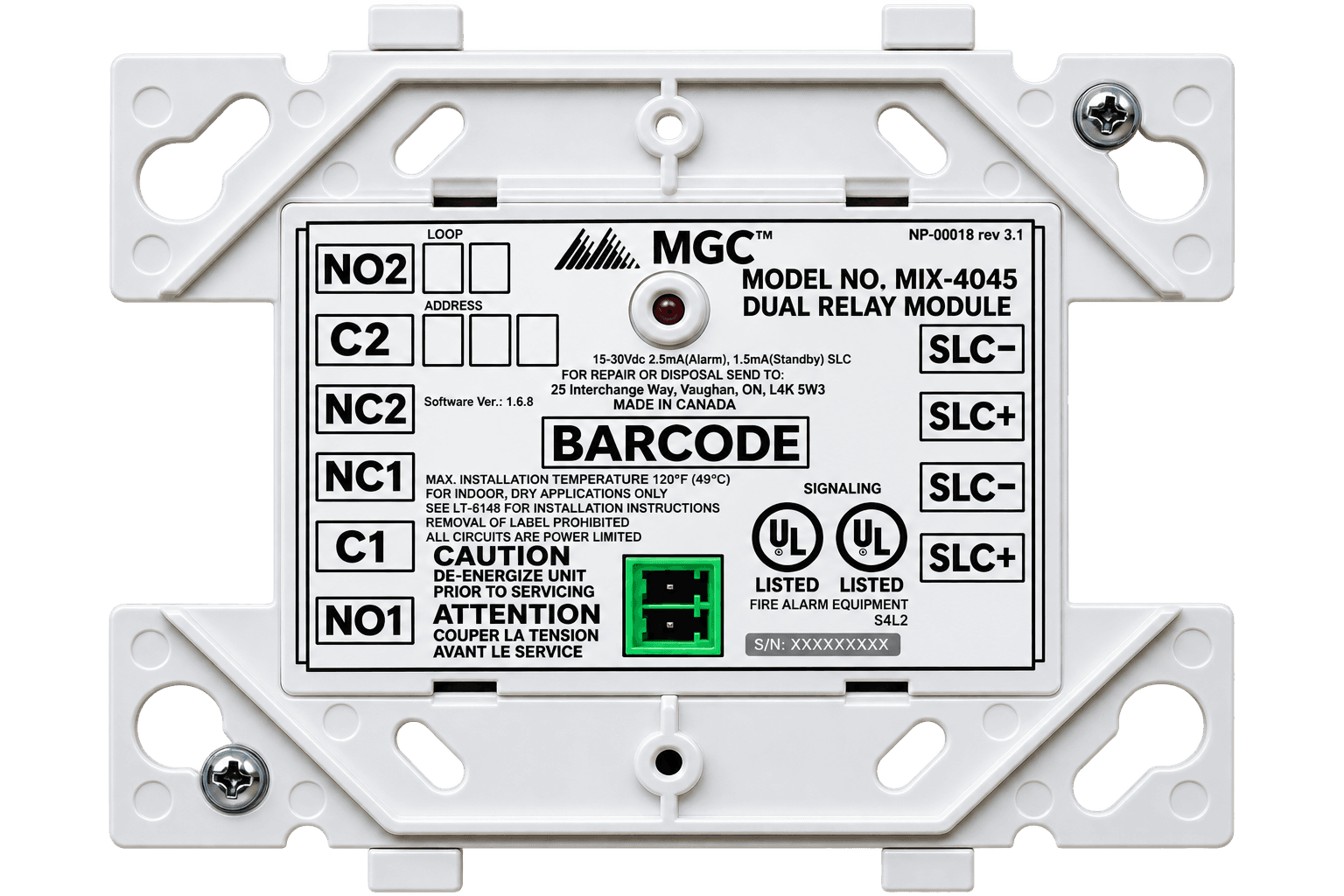 Mircom MIX-4045