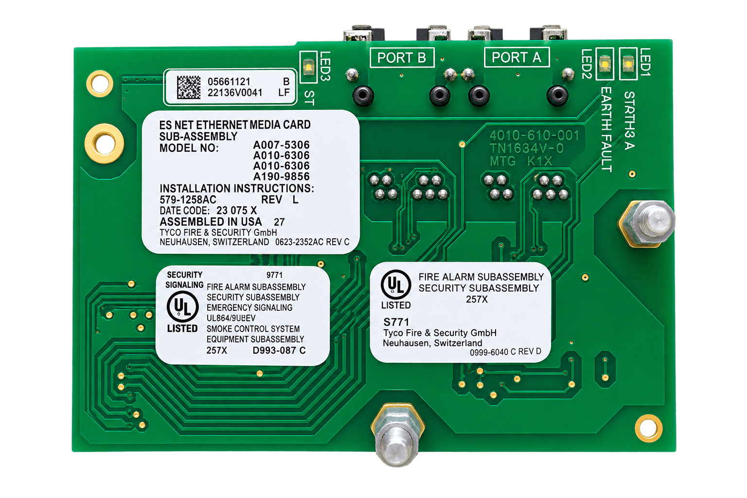 Simplex 4010-6306 (ES NET ETHERNET MEDIA CARD)