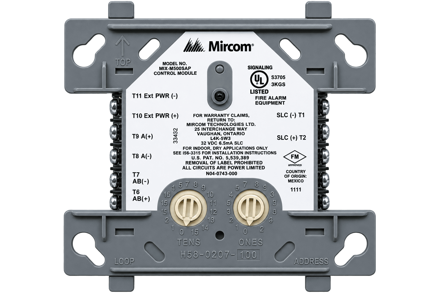 Mircom MIX-M500SAP (Supervised Output Module) 1.png