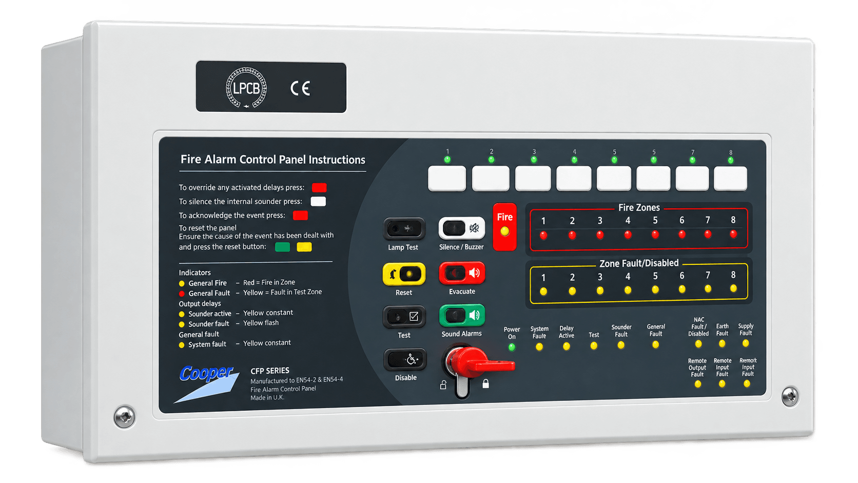 XFP Networkable single loop 16 zone panel
