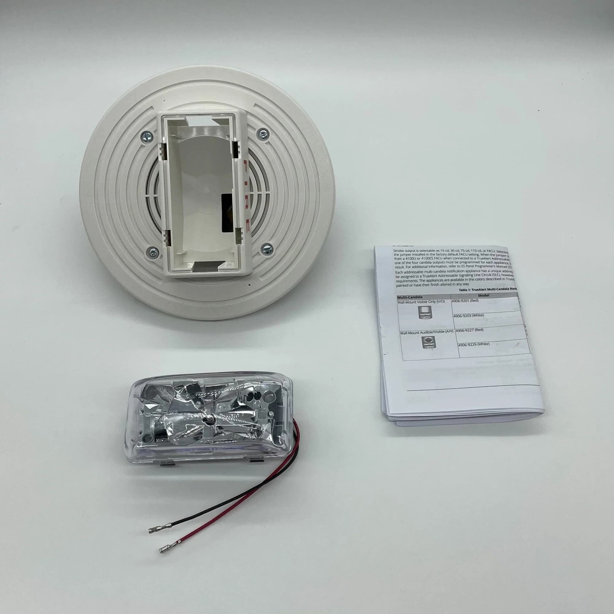 Simplex 4906-9254 (TrueAlert Addressable Multi-Candela Speaker Strobe)