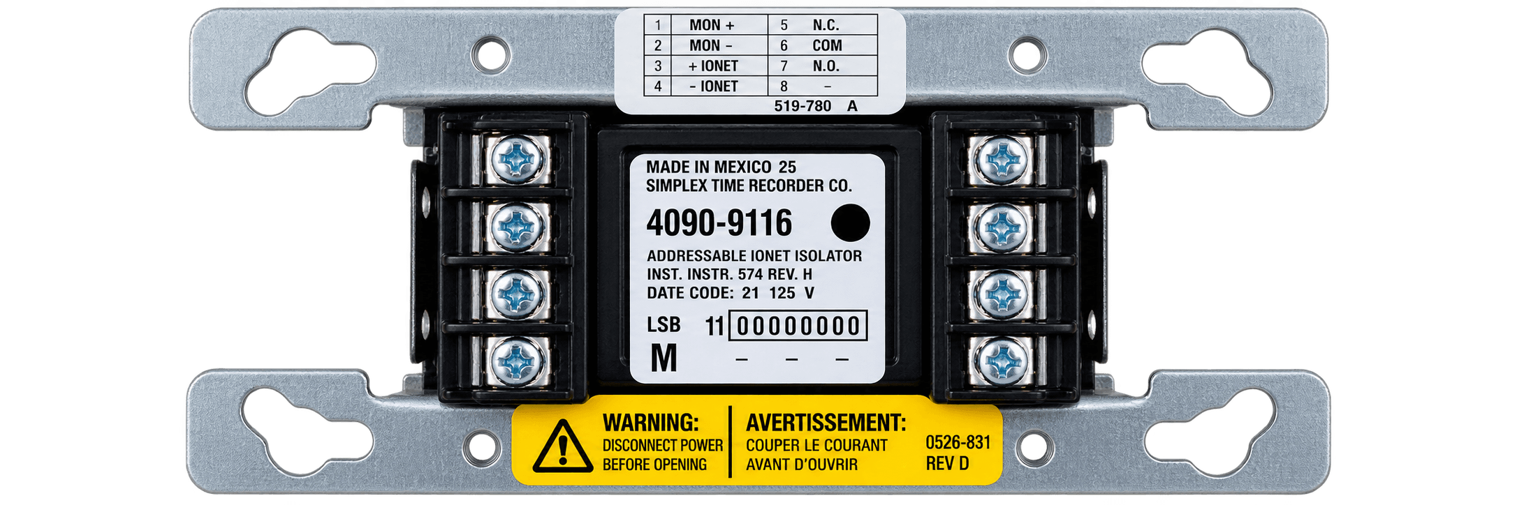 Simplex 4090-9116 (Addressable IDNet Communications Isolator) 1.png